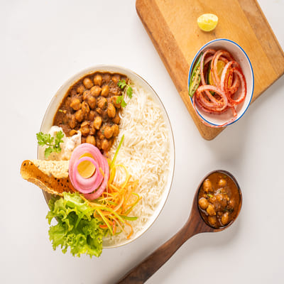 Pindi Chole + Rice